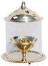 Brass Oil Lamp Deepak With Chimney 0.285kg